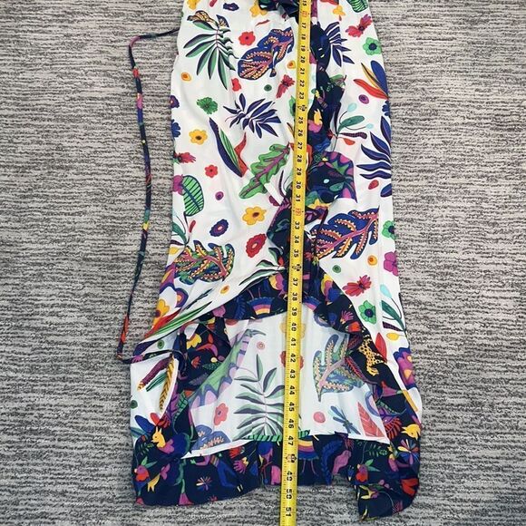 CeliaB Cereza Wrap Dress Tropical Print Small - Picture 12 of 16